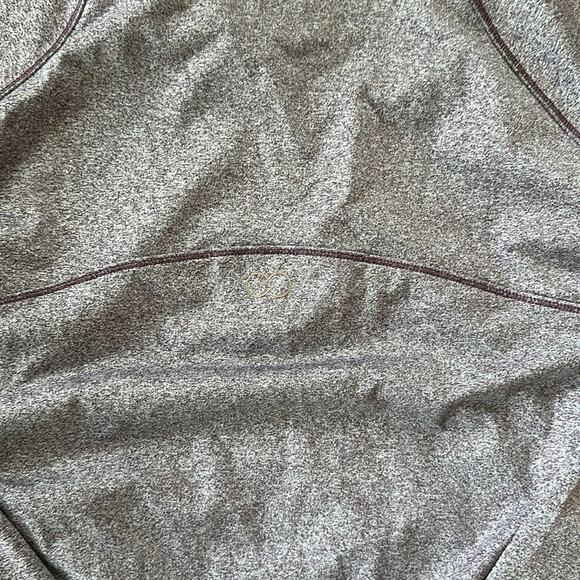 Calia Heathered Purple Quarter Zip Ruched Long Sleeve Pullover Size Small - Picture 6 of 6